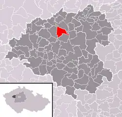 Chrášťany na mapě