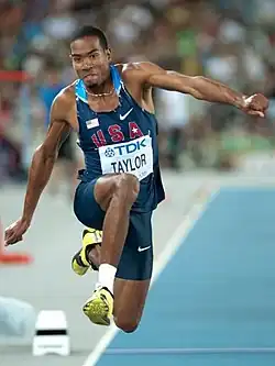 Christian Taylor při trojskoku