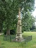 Chropyně kamenný kříž z roku 1903