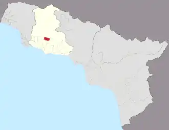 Chuap na mapě