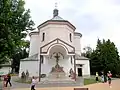 Zadní strana kostela