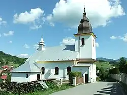 Kostel sv. Kateřiny Alexandrijské v Pribiši.