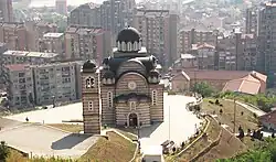 Kostel v Severní Mitrovici