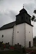Church of Saint Clemens in Jasenice, Třebíč District.JPG