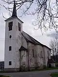 Kostel od východu