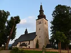 Kostel Nejsvětější Trojice v Lokci.
