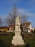 Chvalovice Socha svatého Floriána.JPG