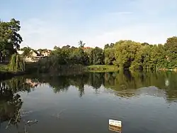 Pohled z hráze