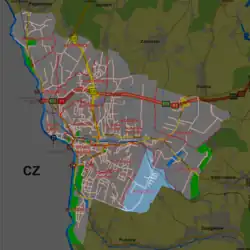 Mníšek na mapě