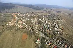 Letecký pohled na Aggtelek