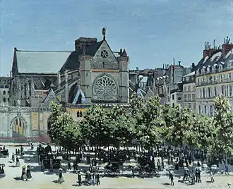 Claude Monet, St. Germain l'Auxerrois (1867)