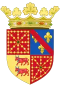 znak Jindřicha IV. (1572–1589)