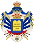 Znak během tzv. Červencové monarchie, užíván 1831–1848