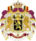 Erb krále Belgičanů 1837–1921