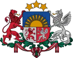 znak Lotyšska