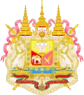 Neobvyklý bílý znak Thajska v letech 1873-1910