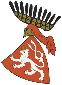 Grafický překres znaku z Codexu Manesse (doba Václava II.)