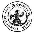 Poroškovo – znak
