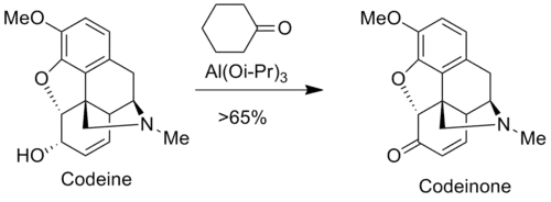 Oppenauerova oxidace kodeinu