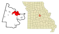 Jefferson City na mapě