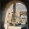 Colosseum, Řím, pořízeno aparátem Brownie 127 (1964)