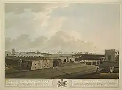 Hlavní město Kalkata v roce 1807
