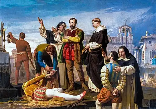 Poprava kastilských komunérů od Antonia Gisberta (1860)