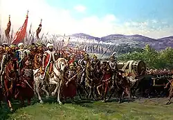 Mehmed II. v čele osmanského vojska, Fausto Zonaro