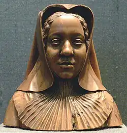 portrét Margarety Habsburské kolem 1518