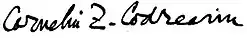 Corneliu Zelea Codreanu, podpis