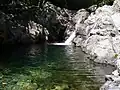 Jeden ze stupňů Cascade des Anglais