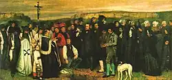 Pohřeb v Ornans, 1849–1850