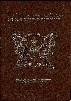 Cestovní pas Svatého Tomáše a Princova ostrova
