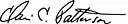 Clair C. Patterson – podpis