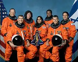 Vzadu zleva: Brown, Clarková, Anderson, Ramon; vpředu: Husband, Chawlaová, McCool