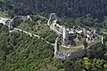 Letecký pohled na hrad