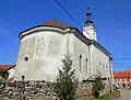 Pohled na kostel z jihozápadu