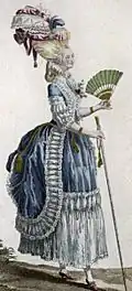 Šaty s honzíkem, c. 1775