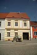 Cultural monument house náměstí Svobody 31 in Jemnice, Třebíč District.JPG