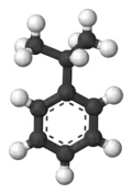 3D model molekuly kumenu