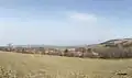 Krajina v okolí Cvrčovic, pohled směrem na Kroměříž