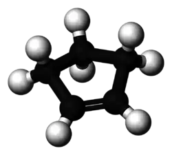 tyčinkový model molekuly