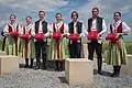 Bronzové křížky se jmény Sedmipočetníků