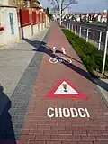 Stezka pro chodce a cyklisty v Praze 6