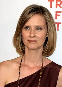 Cynthia Nixonová na premiéře filmu Angličan v New Yorku