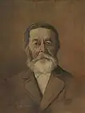 Cyril Kutlík - Portrét J. Surženého (olej na plátně) 1899
