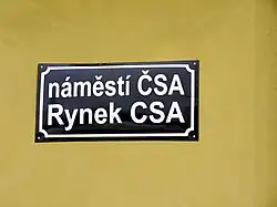 Nápis na domu