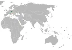 Česko a Nauru na mapě