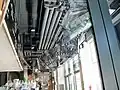 Stylově řešený strop restaurace Trifot