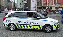 Vozidlo Městské policie hl. m. Prahy v roce 2010